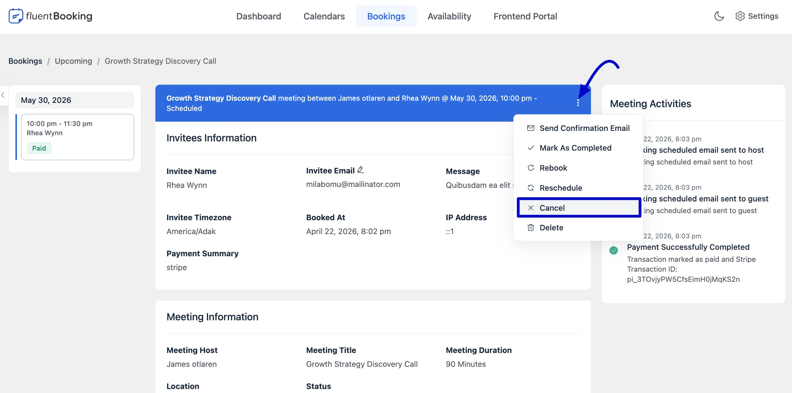 Cancel