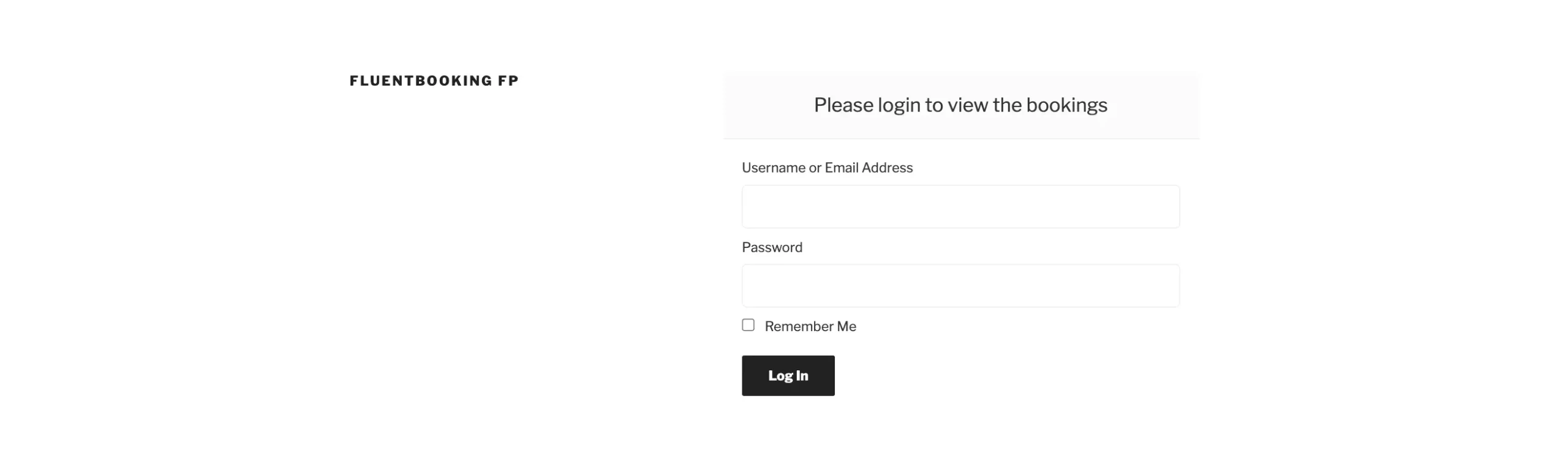 Preview of Frontend Panel