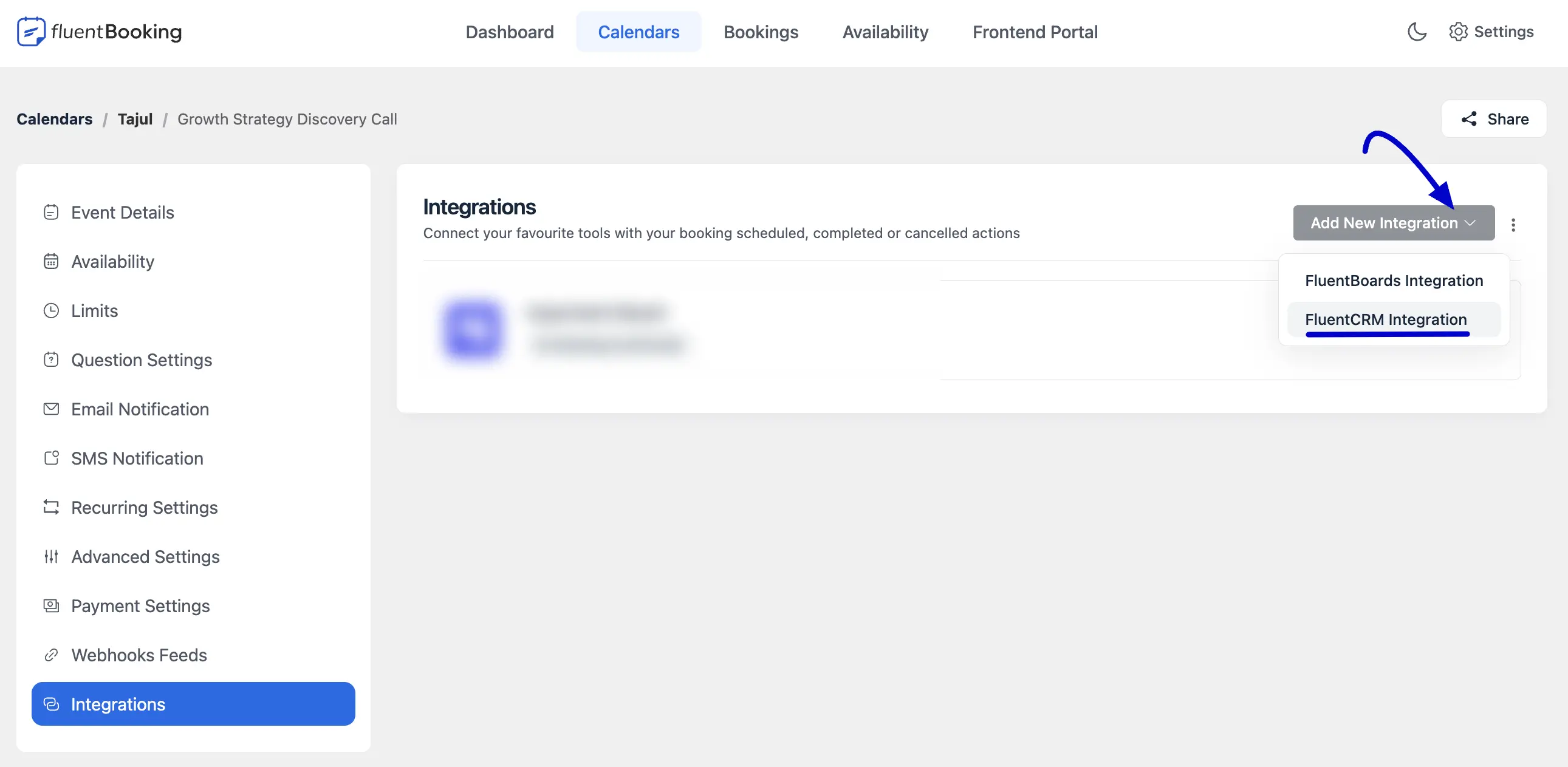Add New Integration