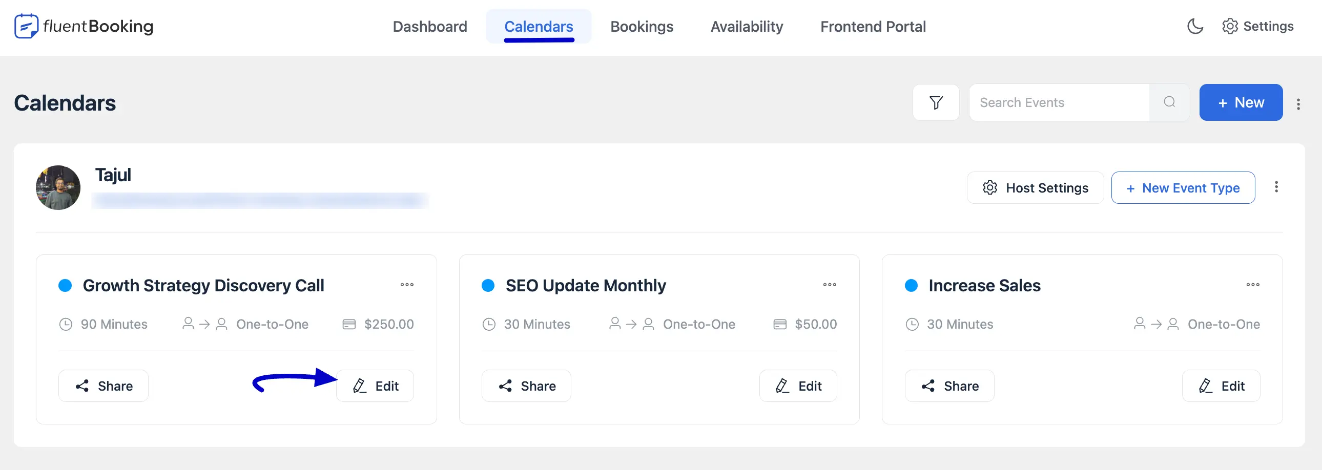 Access FluentBooking