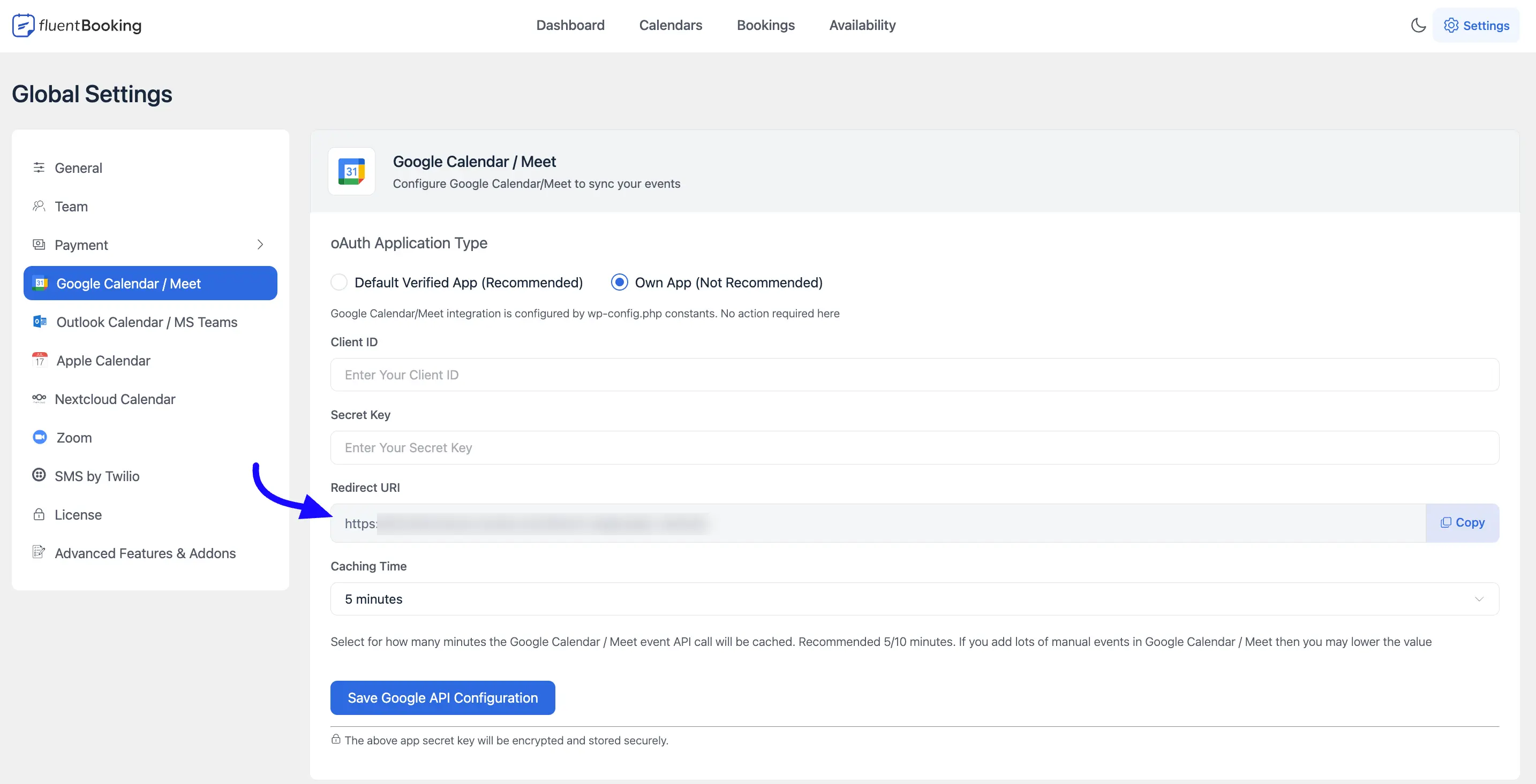 Get Ridirect URL