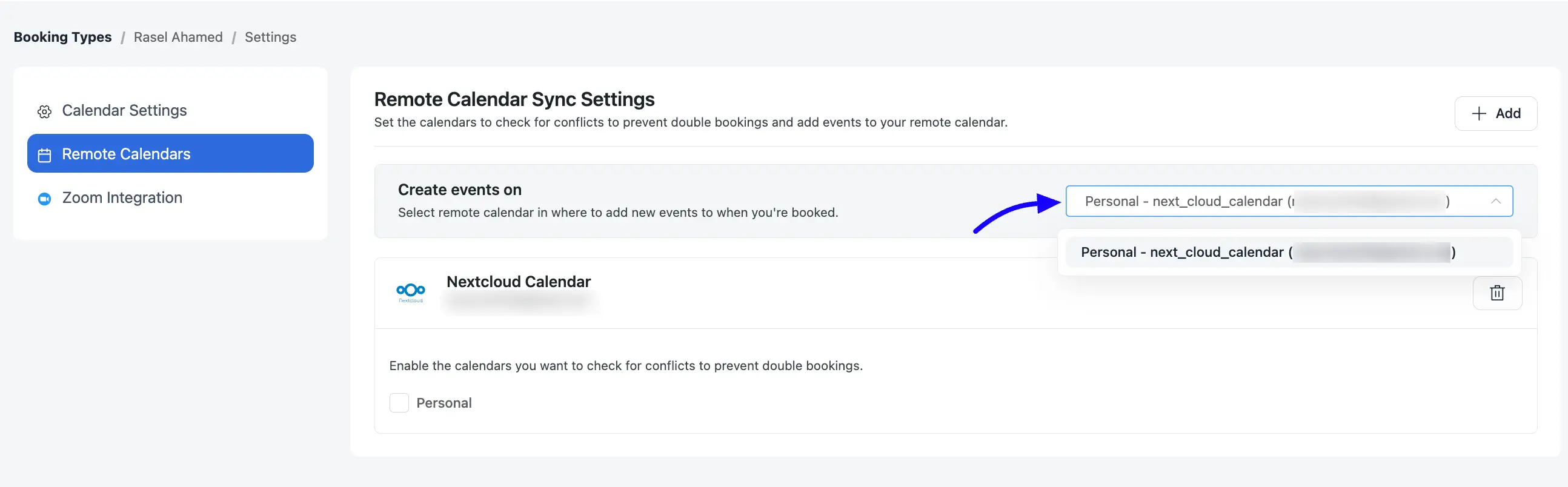 Add Calendar