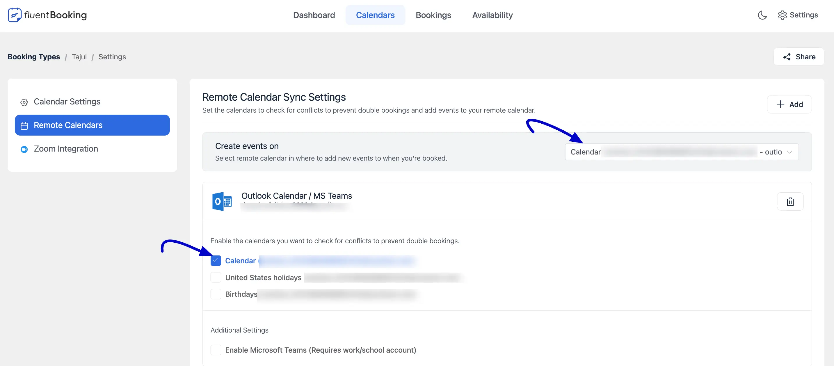 Create Events On
