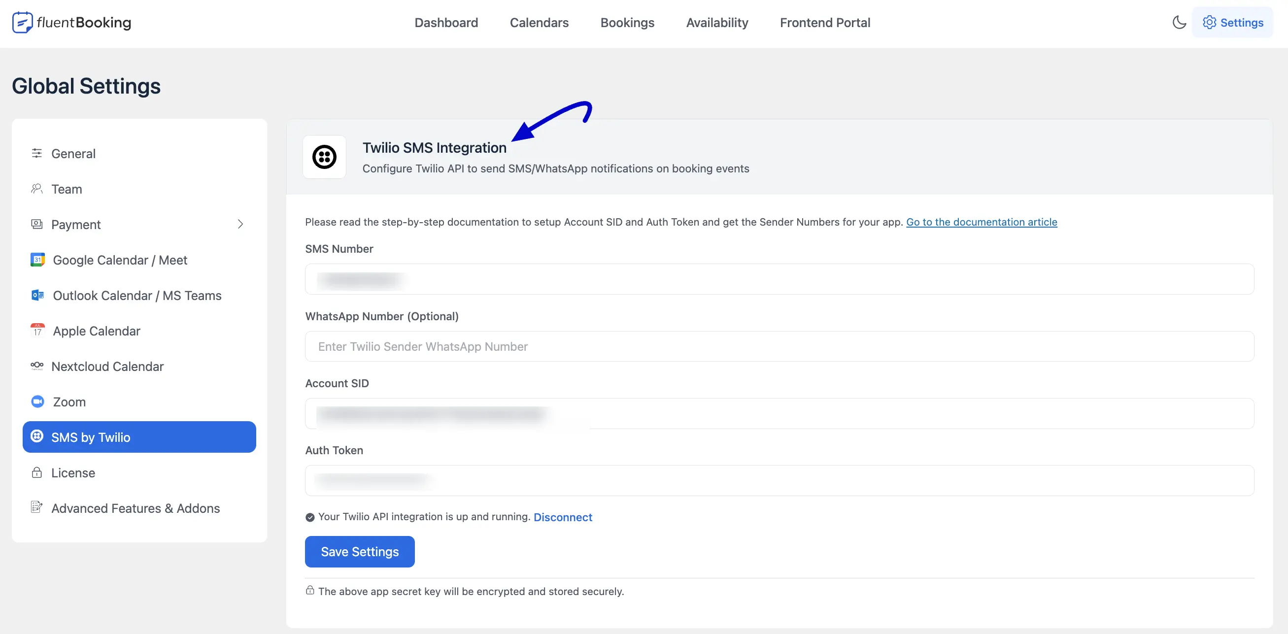 Configure FluentBooking