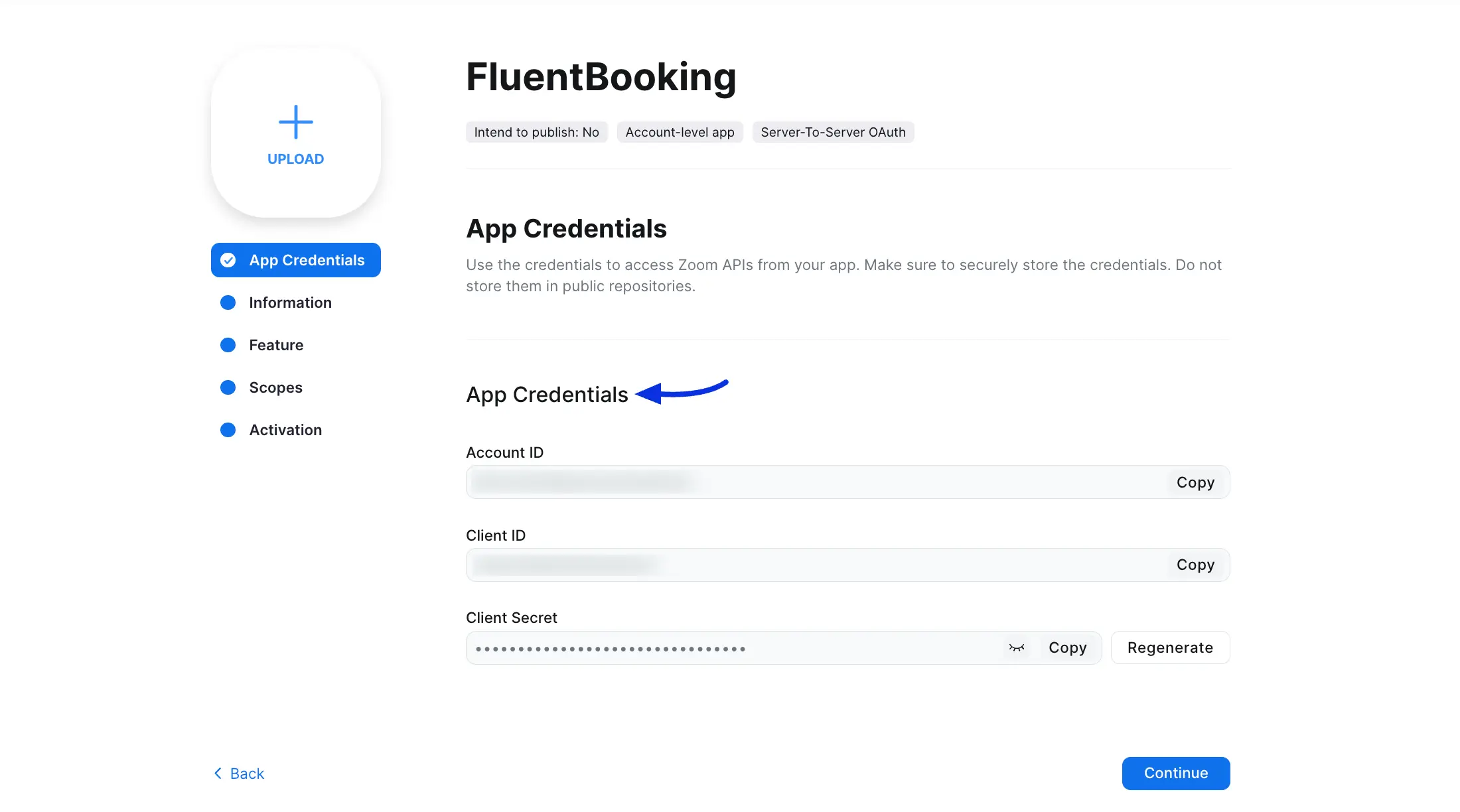 App Credentials